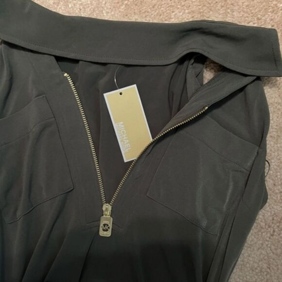 Michael Kors Green Dress SZ S - Picture 3 of 7
